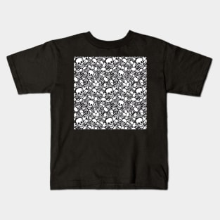 Abstract skull pattern Kids T-Shirt